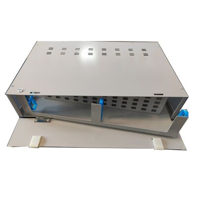 48 tipo a fibra ottica grigio di rotazione della scatola di distribuzione dello Sc del quadro d'interconnessione del porto 2U