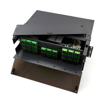 LO Sc APC del quadro d'interconnessione di fibra dei quadri d'interconnessione di 3RU MPO MTP 108F tiene un adattatore di 9 LGX
