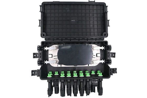 Sc a fibra ottica impermeabile IP68 2 della scatola terminale di FTTB IN 2OUT 48Core 16Port