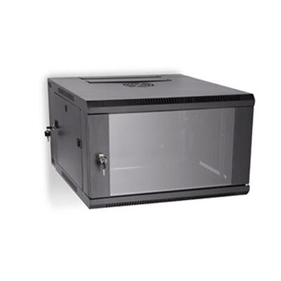 Porta di vetro 6U del Governo 1.2mm dello scaffale del supporto della parete dello scaffale del server del telaio