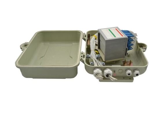 Supporto della parete della scatola di distribuzione del separatore di SMC FTTH LGX o supporto di Palo grigio chiaro