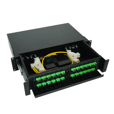 Sc a fibra ottica del centro della scatola 24 di recinzione del quadro d'interconnessione del porto di ODF 24