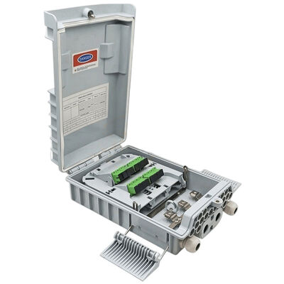 Separatore grigio chiaro dello SpA 1x8 del contenitore a fibra ottica di separatore millimetro/di MP
