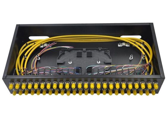 Adattatore a fibra ottica fisso della st Upc del quadro d'interconnessione del centro di recinzione 12 del supporto di scaffale 1U