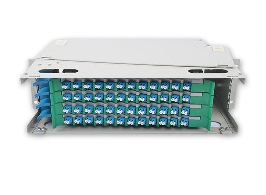 Quadro d'interconnessione a fibra ottica di distribuzione di ODF dell'unità del porto ottico di Singemode 48 LC