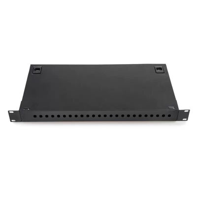 Accoppiatore duplex di LC del quadro d'interconnessione del metallo FTTH Wallmount della scatola Rackmount 24 di termine