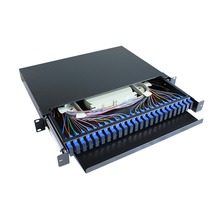 Pannello patch in fibra ottica duplex LC Colore nero per connessione di rete