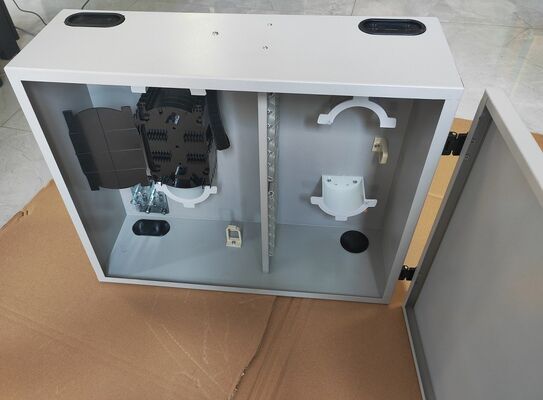 72 Port Single Door Wall Mount Fiber Enclosure 72fibers (SC/SX) Grigio / su misura