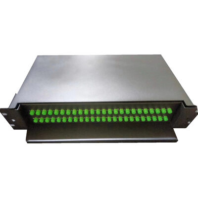 48C FC APC Sliding Rack Mount Optical Patch Panel con G652D/G657A1
