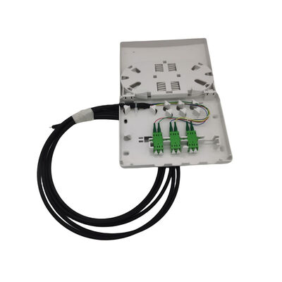 6 porte kit di scatola di terminazione di fibra compatta a seconda dell'uscita della parete scelta