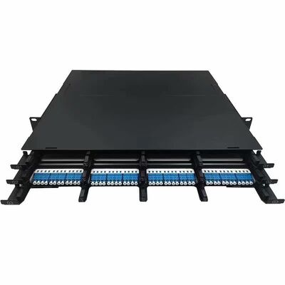 1U 144 Core MTP MPO -LC Pannello di permutazione ODF Chassis tipo scorrevole per 12 Cassette