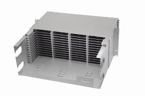 4U 576 Core MTP MPO -LC Patch panel ODF Cassaio tipo scorrevole per 48 cassette