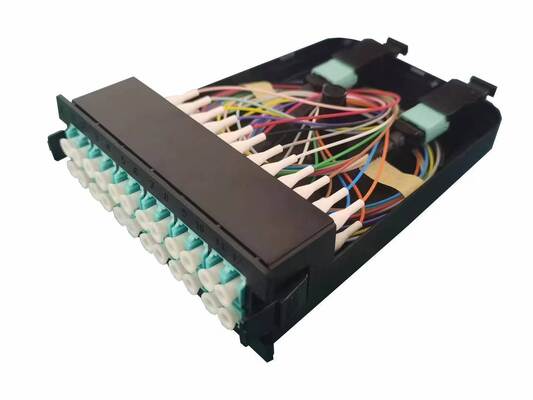 12 Core MPO-LC MTP-LC SM OM3 OM4 OM5 breakout Cassette Moduli Plastica