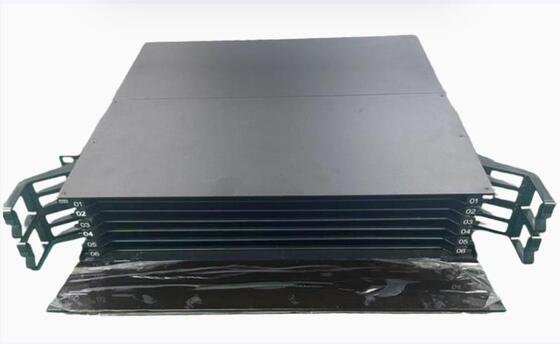 1U 144 Core MTP MPO -LC Pannello di permutazione ODF Chassis tipo scorrevole per 12 Cassette