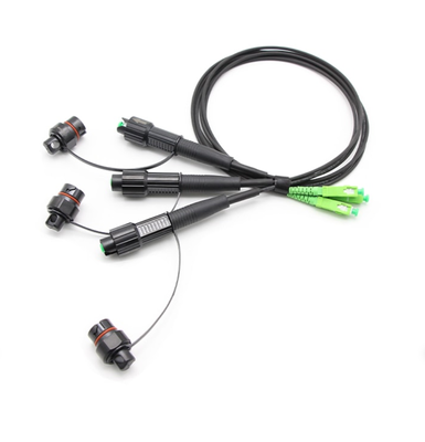 Cavo corazzato Huawei Mini SC/APC a SC/APC 3.0mm LSZH da esterno impermeabile in fibra ottica