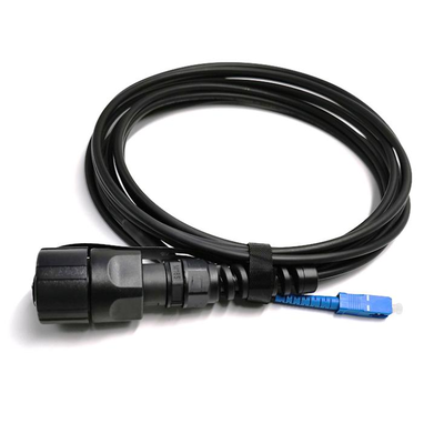 Cavo patch in fibra corazzato impermeabile per esterni FTTA ODVA SC a SC UPC APC da 5,0 mm