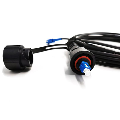 Cavo patch in fibra corazzato impermeabile per esterni FTTA ODVA SC a ODVA SC UPC APC da 5,0 mm