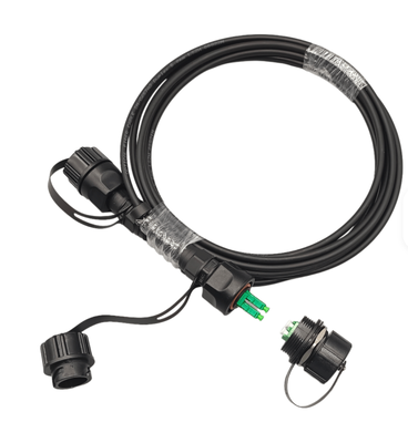 Cavo patch in fibra corazzato impermeabile per esterni FTTA ODVA LC a ODVA LC UPC APC da 5,0 mm