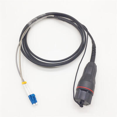 Cavo patch in fibra corazzato impermeabile da esterno FTTA Fullaxs DLC-DLC da 4,8 mm IP68