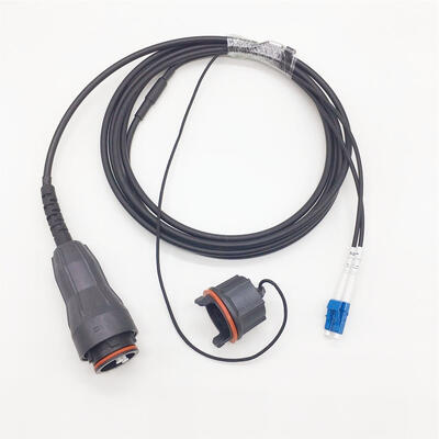 Cavo patch in fibra corazzato impermeabile da esterno FTTA Fullaxs DLC-DLC da 4,8 mm IP68